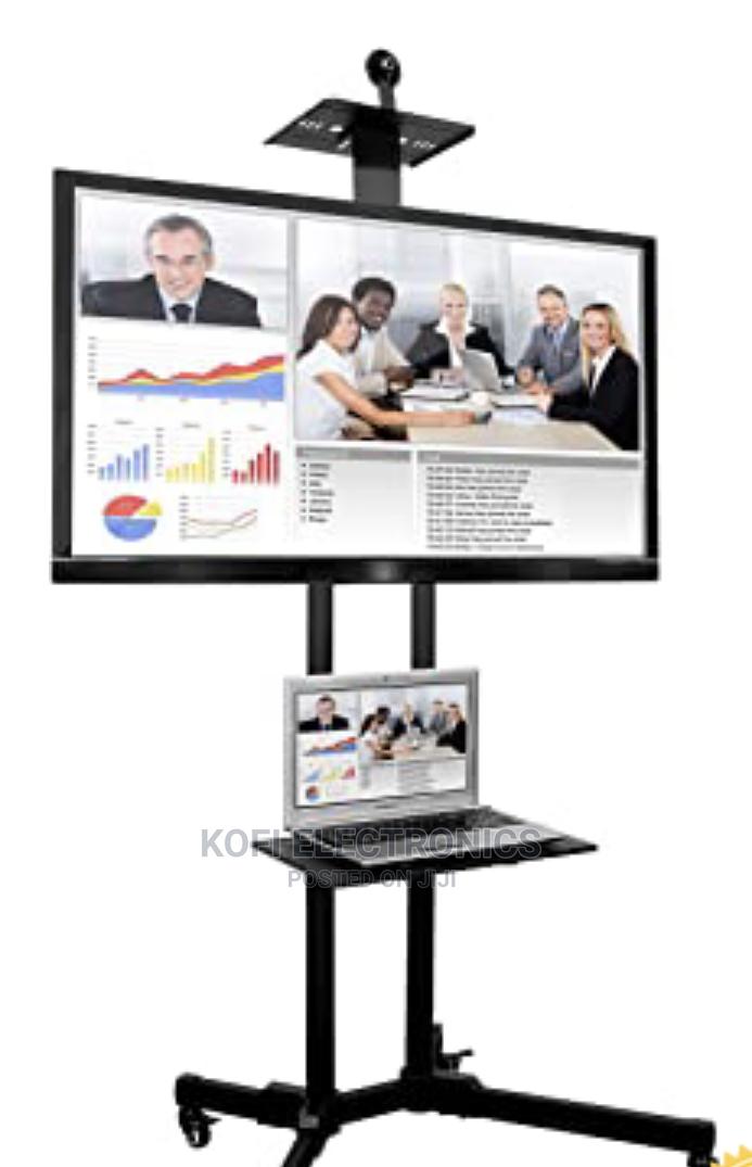 Premium Steel Floor Stands W/Rolling Casters and Shelf 3270 in