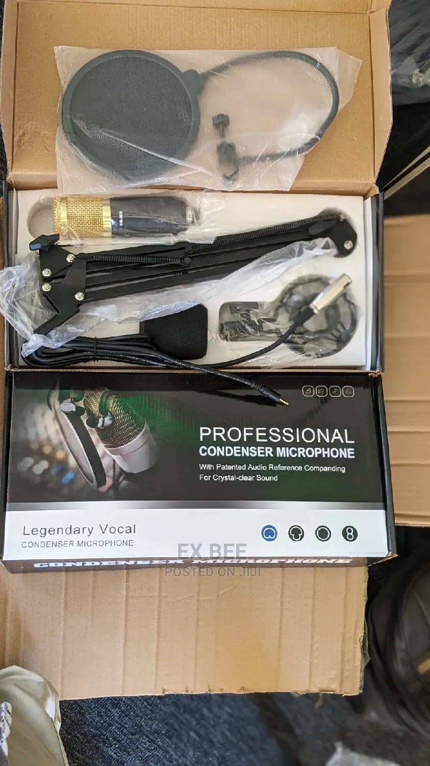 Bm800 Condenser Studio Microphone Set in East Legon Audio & Music