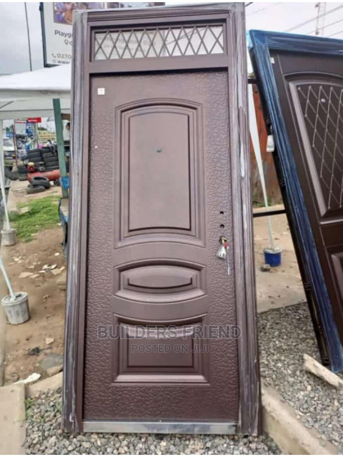 Fanlight Paladin Security Door+Frame+Locks Complete Set in Kumasi
