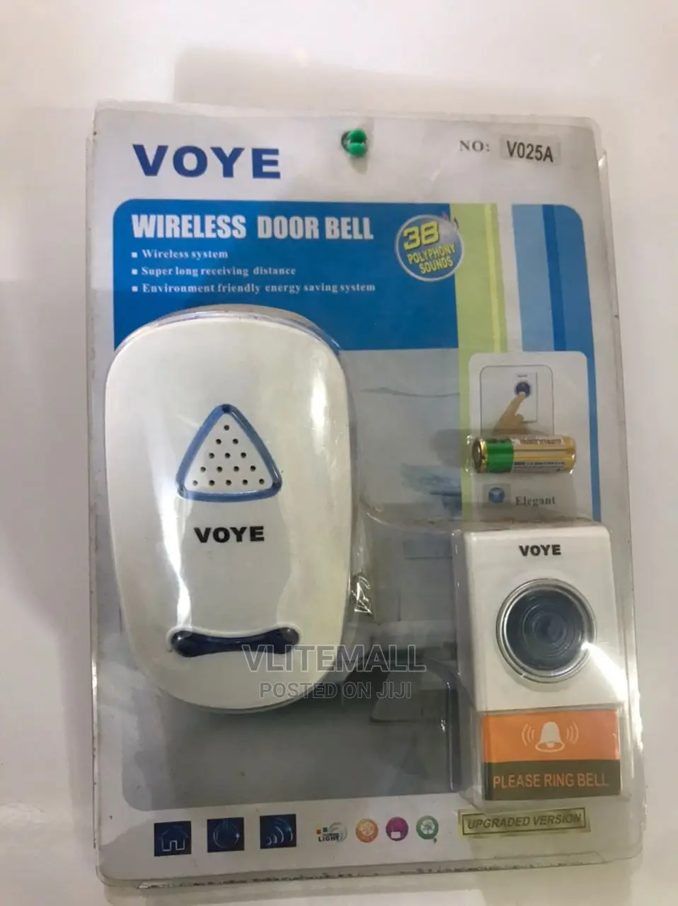 Yoye Wireless Doorbell in Accra New Town Doors, Vlitemall Enterprise