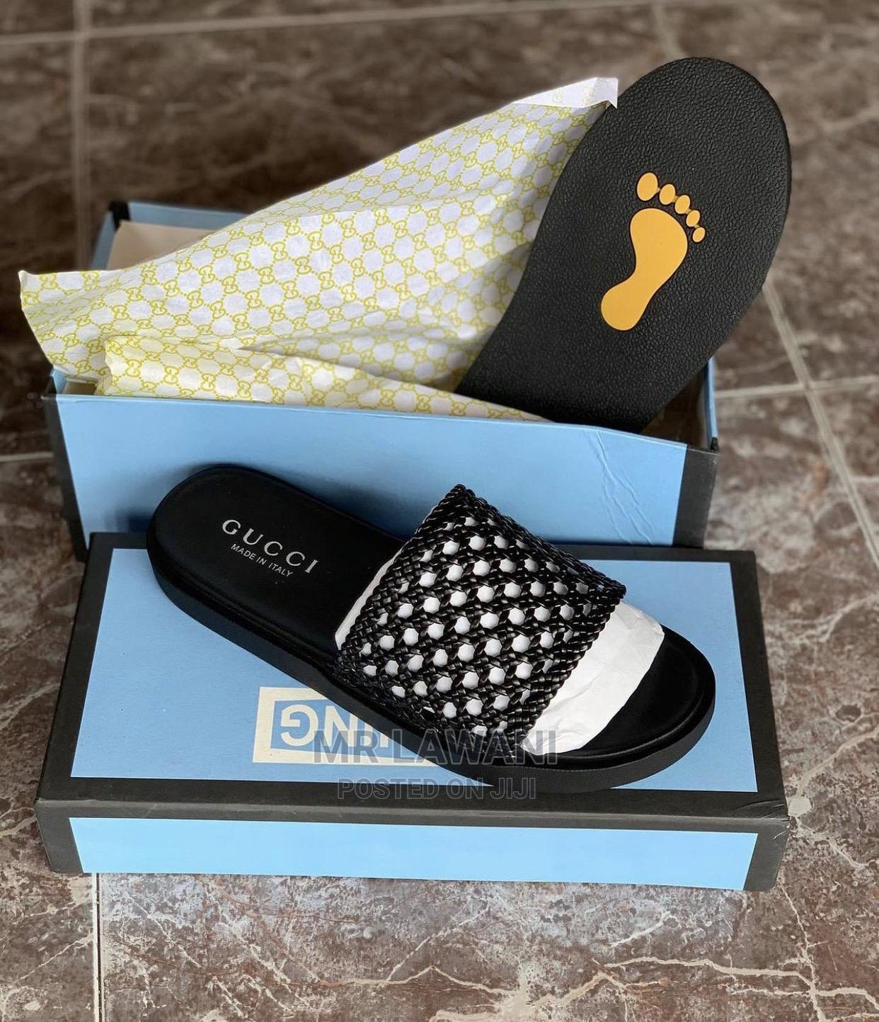 Gucci Slides. in Dansoman Shoes, Mr Lawani Collection
