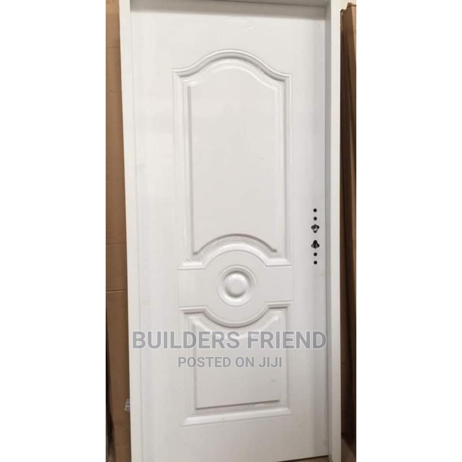 New Laminated Wooden Door+Frame With Keys Accessories in Kwashieman