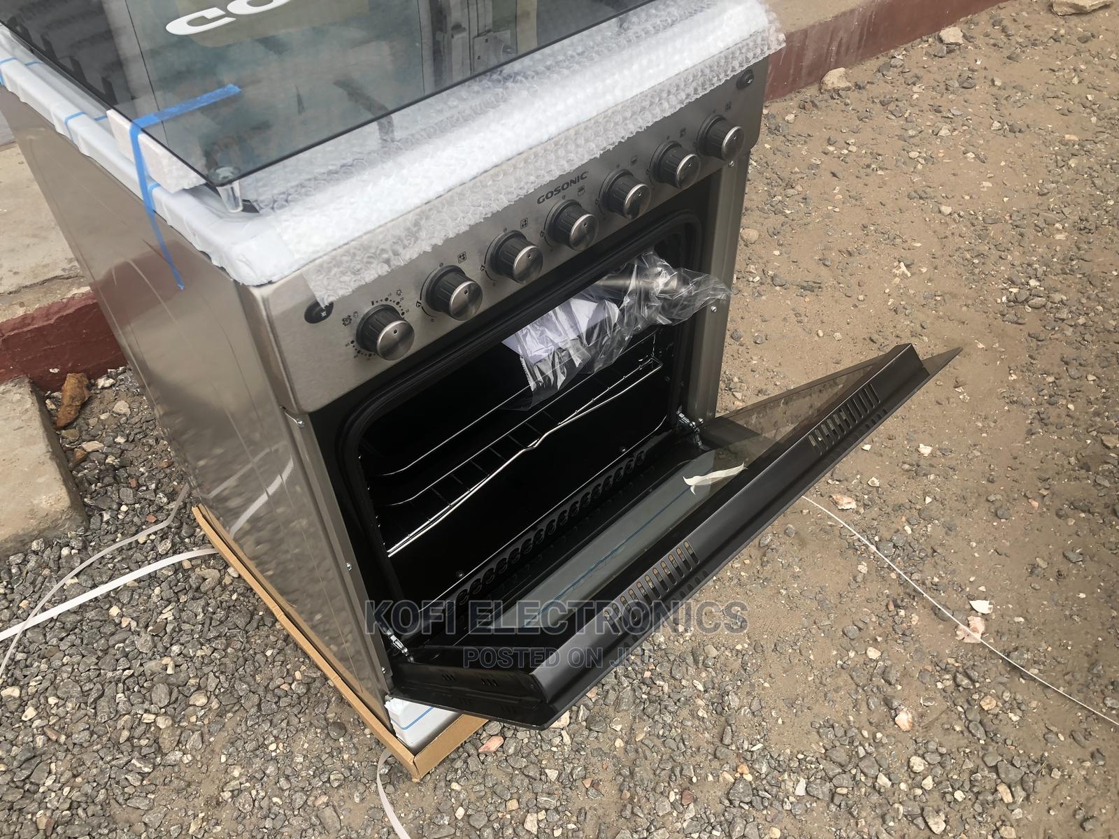 Gosonic GGO4060 60x60 Free Standing Glass Door Oven in Adabraka