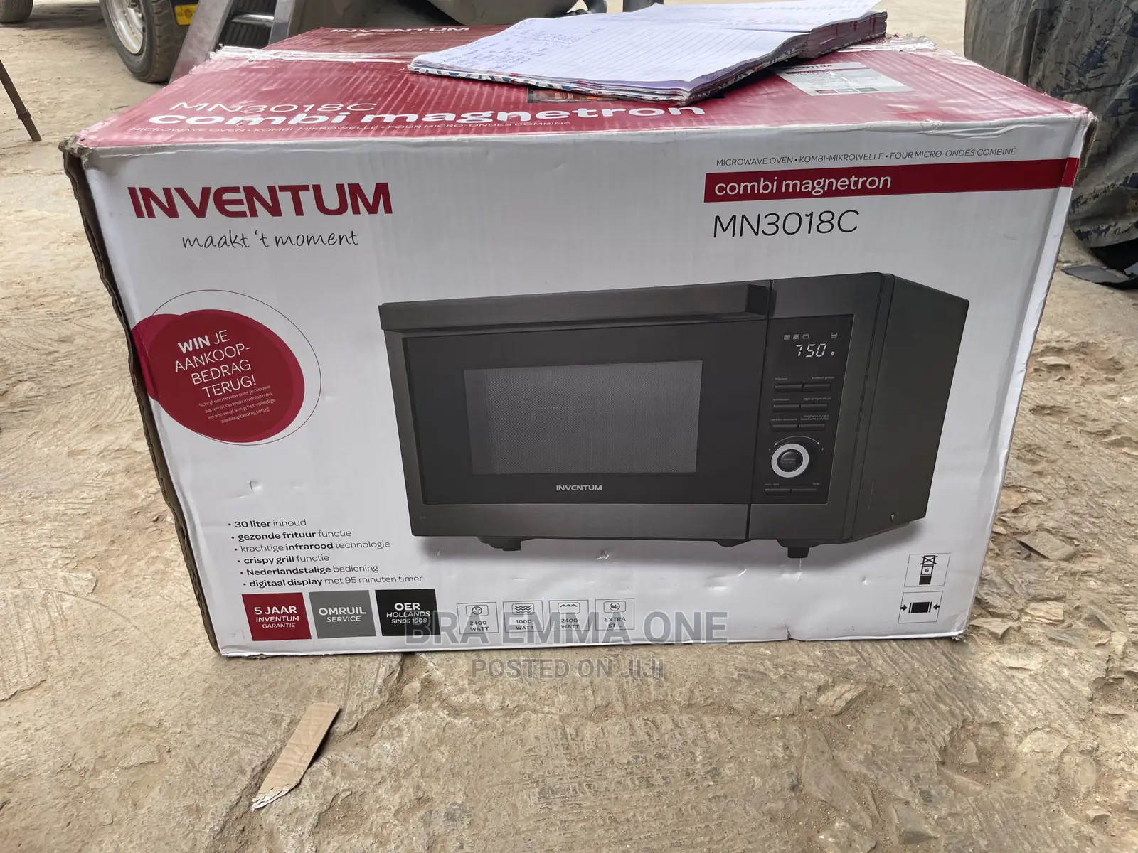 30L Inventum Microwave With Grill and Convection Function in Adenta