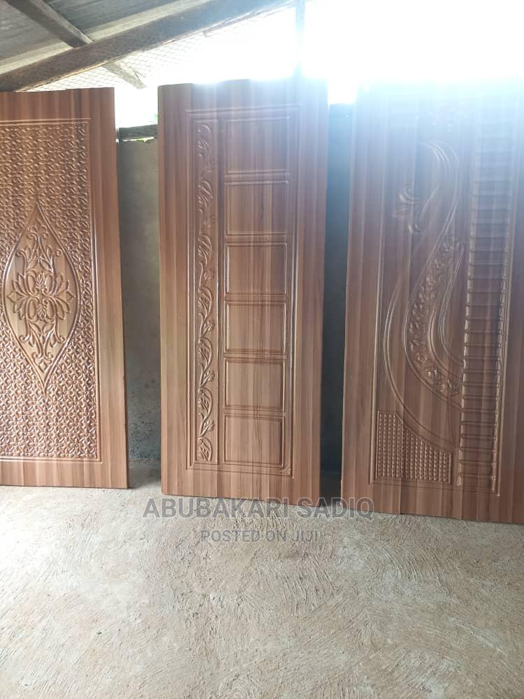 Laminated Design Wooden Doors in Kumasi Metropolitan Doors, Abubakari
