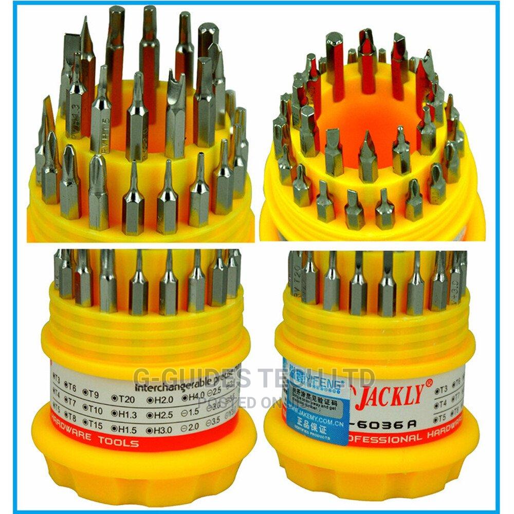Jackly JK 6036A 31 In 1 Screwdriver Set in Madina Hand
