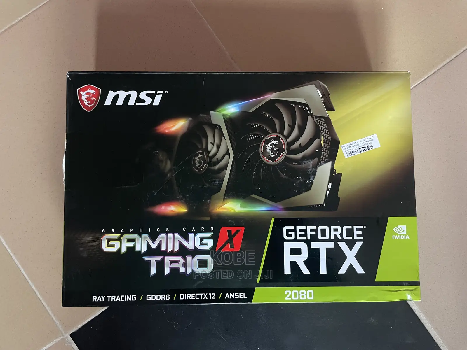 MSI RTX 2080 Gaming X Trio 8GB Graphic Card in Odorkor Computer