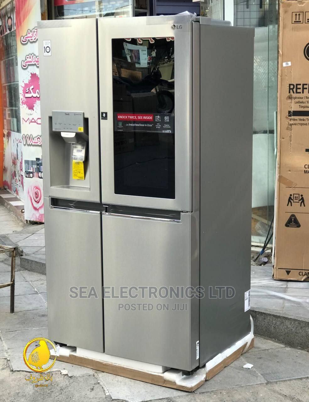 LG 665L Side by Side Refrigerator, Door in Door, Instaview in Adabraka