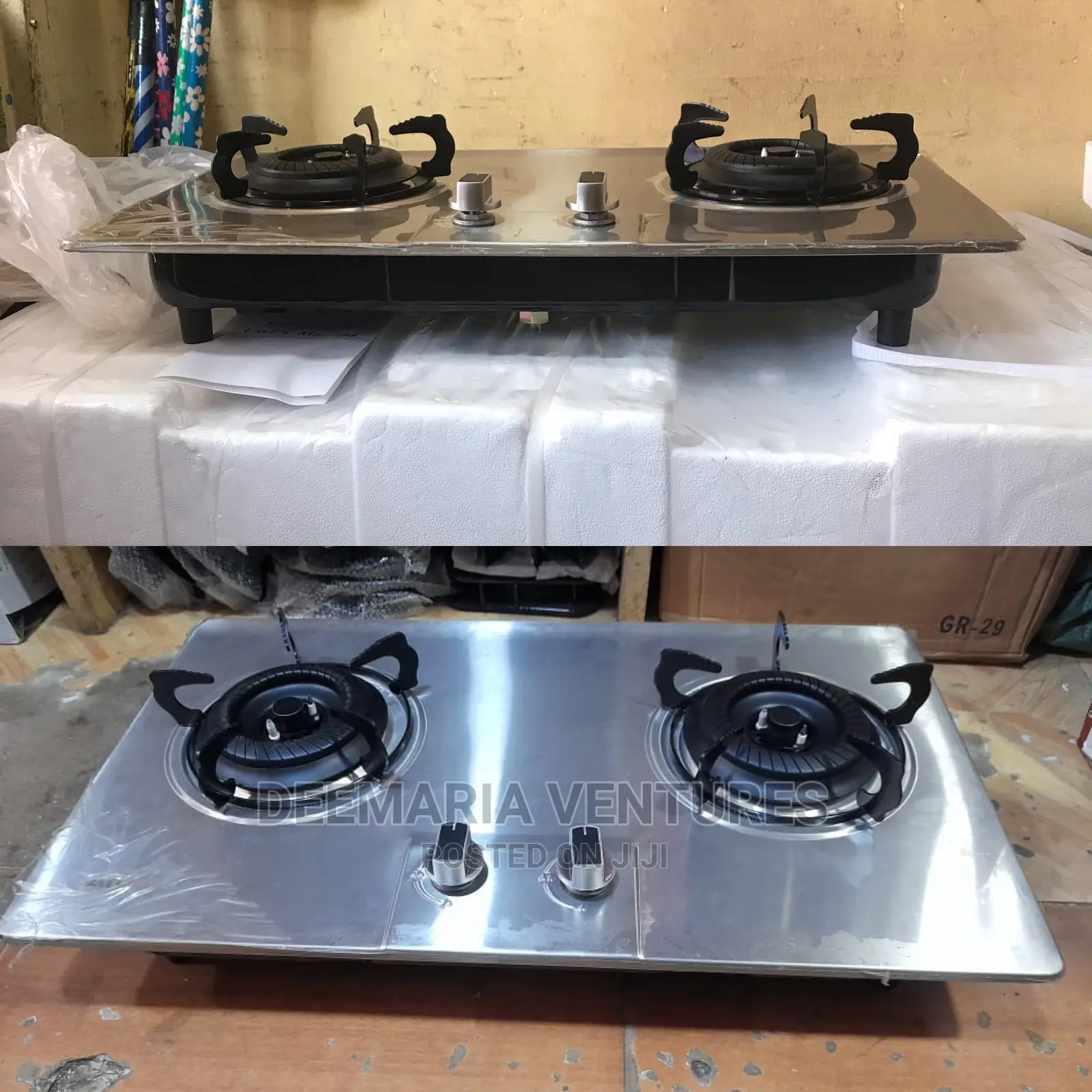 AYGAS Built in 2 Burner Auto Ignition Stainless Top Gas Hob in Dansoman