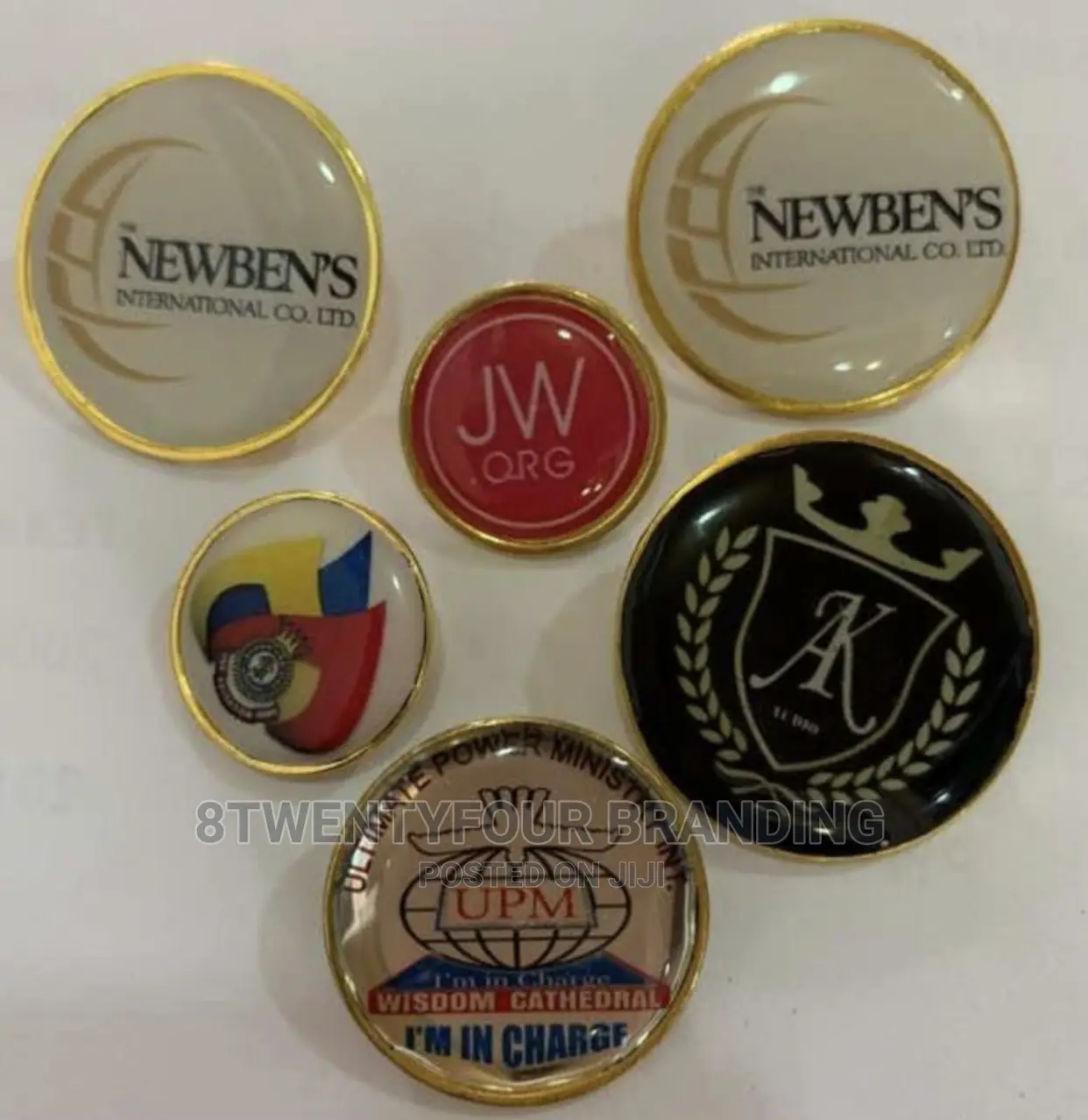 Lapel Pins (Customised MOQ 20pcs) in Accra New Town Printing Services
