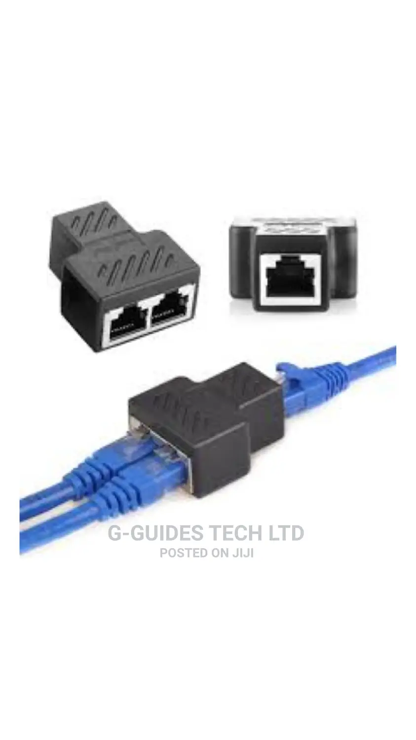 RJ45 Coupler Cat6 / Cat5e Network Cable Joiner 2in1 in Madina