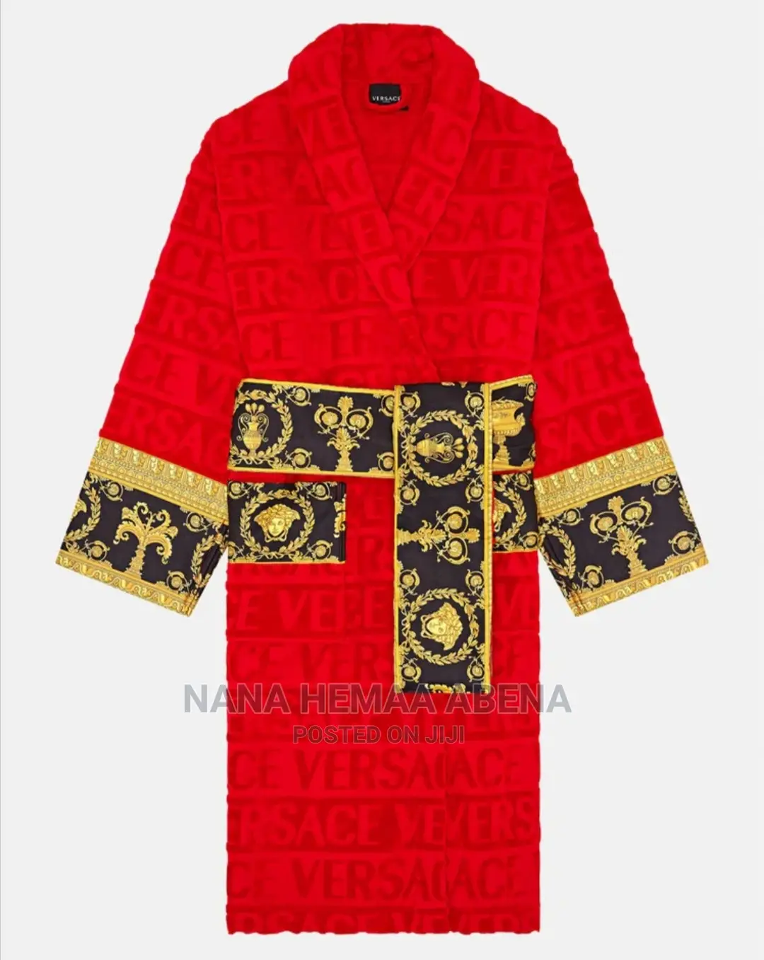 Versace Unisex Bathrobe/Morning Coat in Kwashieman Clothing, Nana