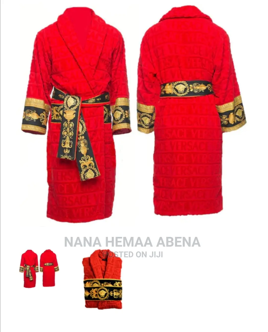 Versace Unisex Bathrobe/Morning Coats in Kwashieman Clothing, Nana