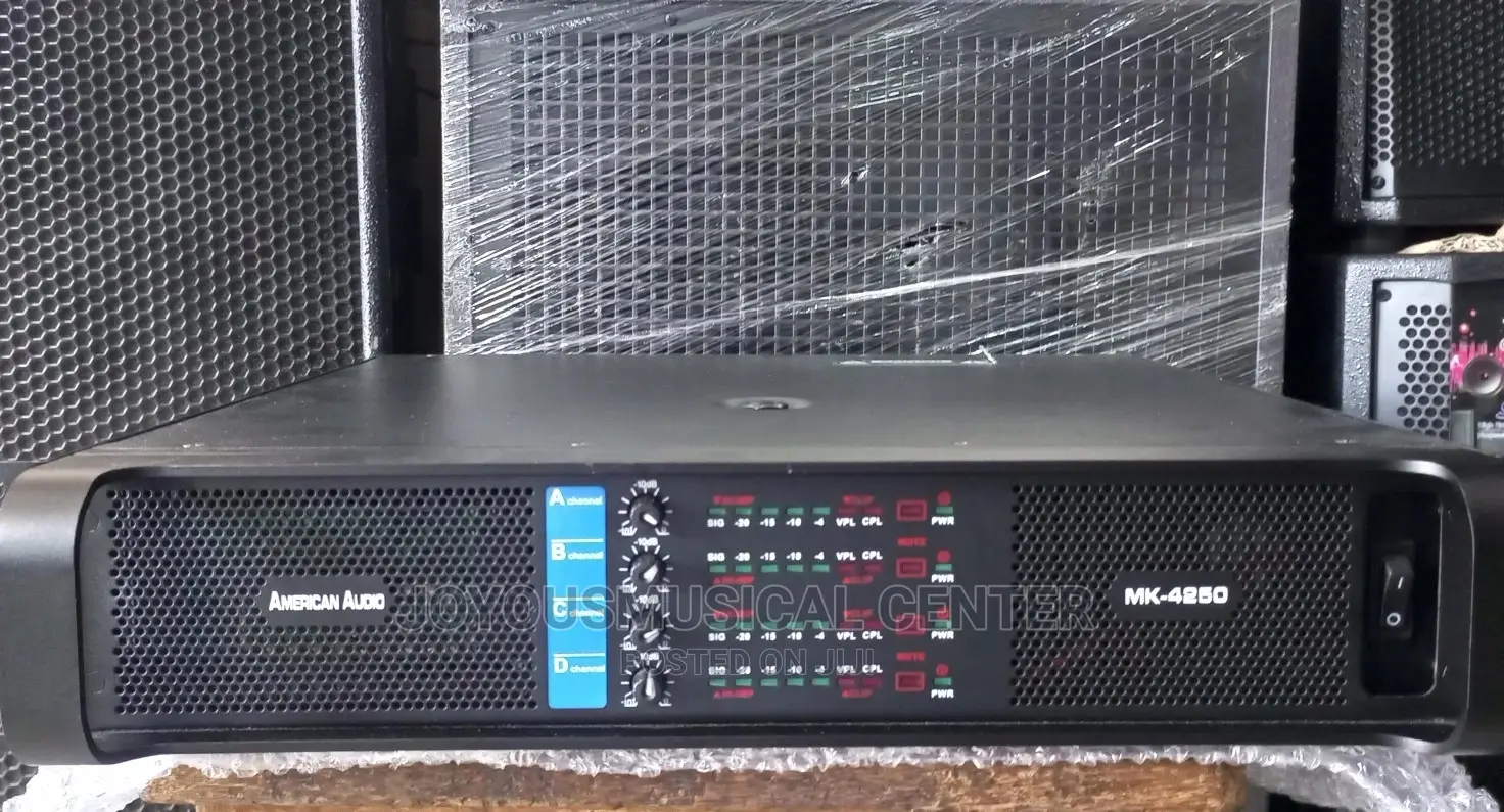 4CH American Audio Power Amplifier in Accra Metropolitan Audio