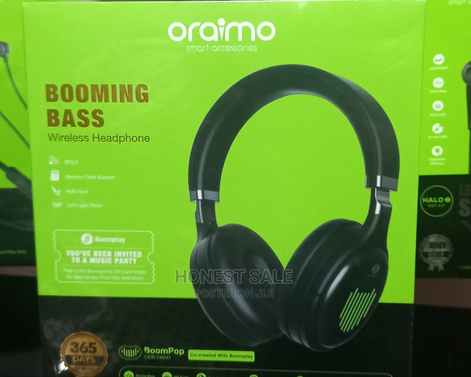 Oraimo Boomplay Base Wireless Headset in Madina Headphones, Derrick
