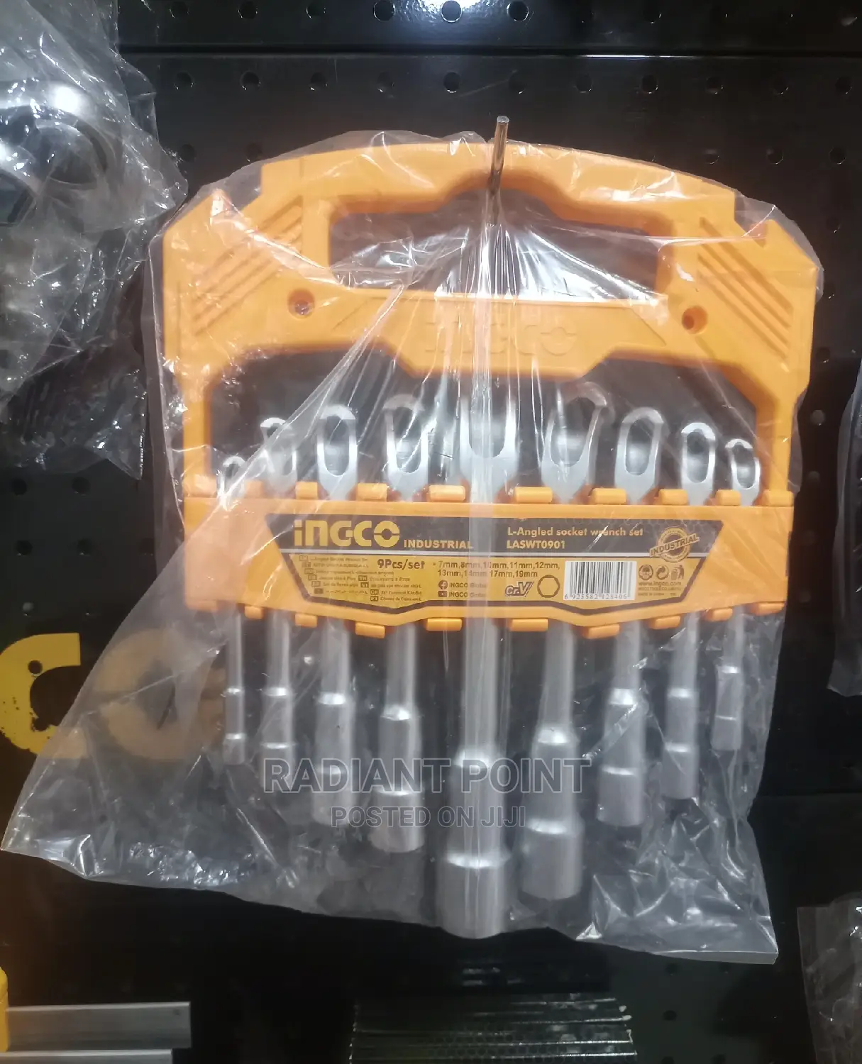 Ingco 9pcs L Angled Socket Wrench Set LASWT0901 in Dansoman Hand