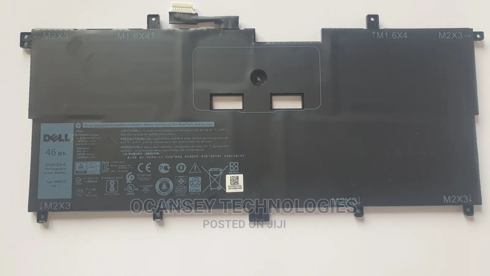 Batteria CMOS RTC Per Dell XPS 13 9365 - Batteria BIOS Per Laptop - Ricambio Nuovo - 6
