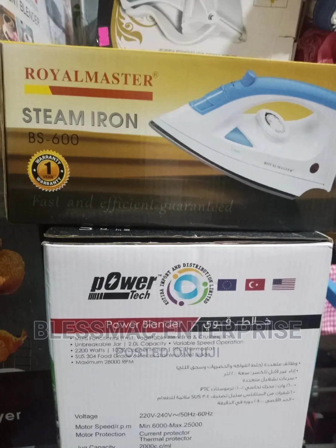 Steam Iron in Madina Home Appliances, Blessmac Kitchenware