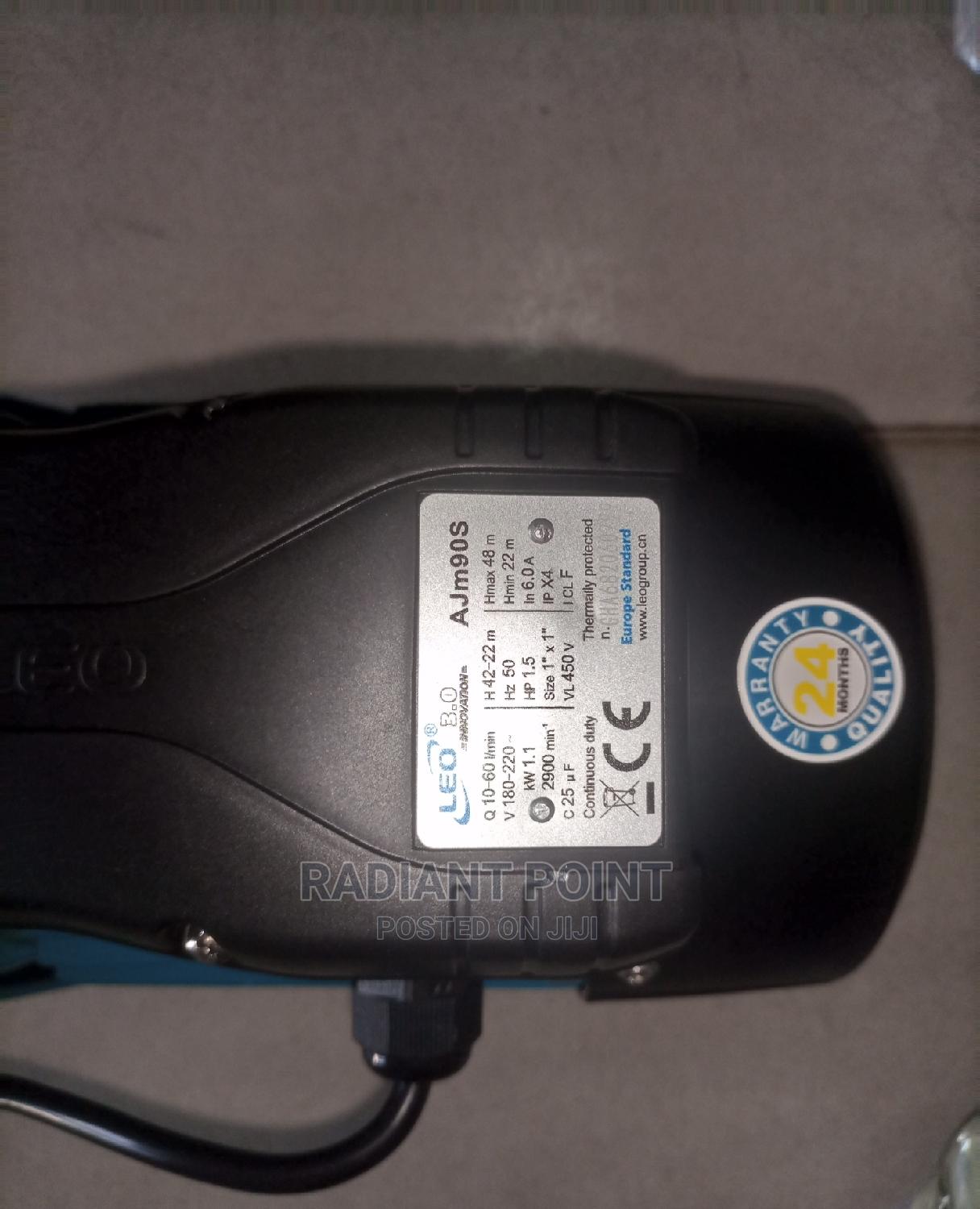 Leo 1.5hp Electric Pump With Booster Ajm90s in Accra Metropolitan