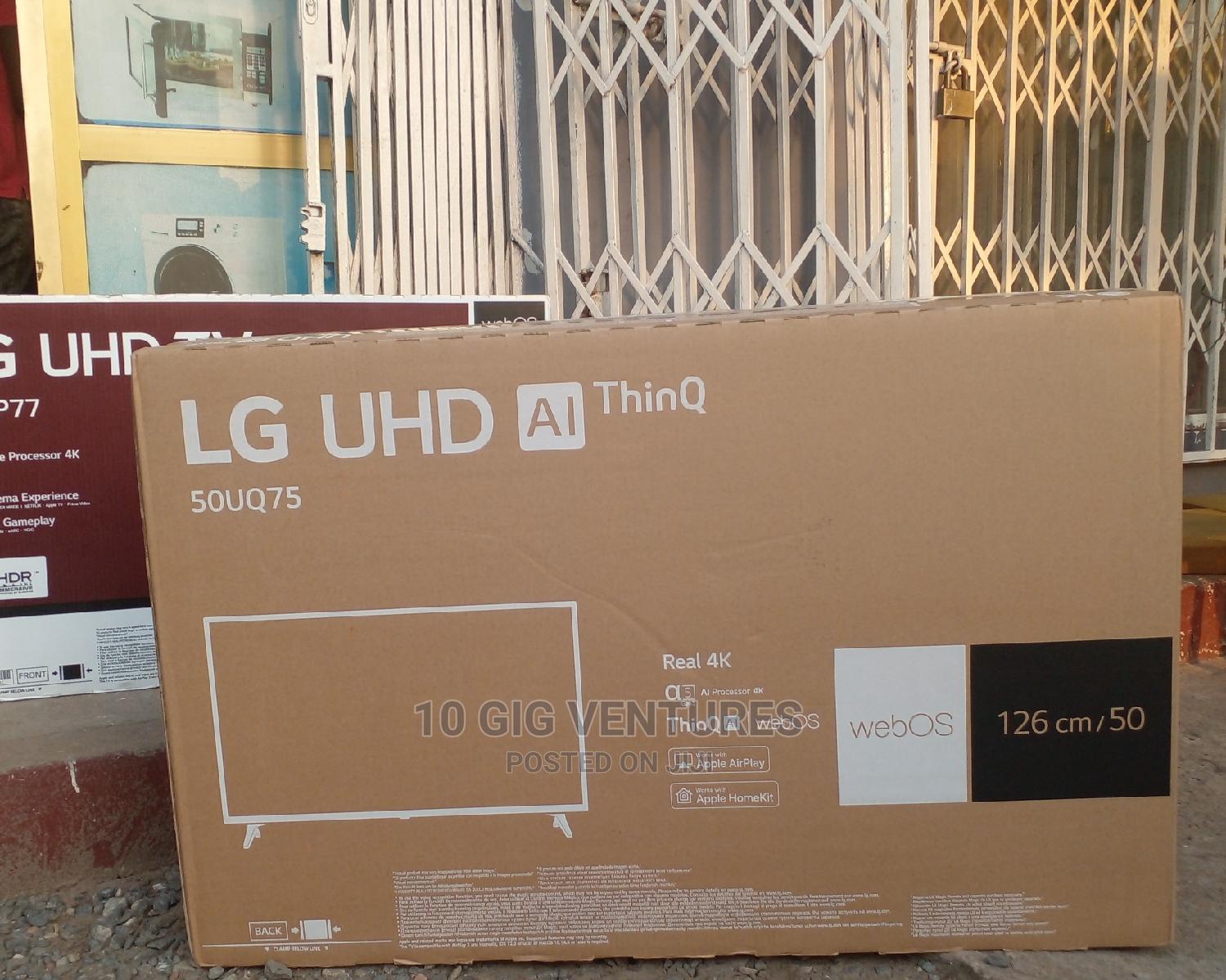 50" Ultra HD Processor Smart Samsung LG TV + TV Guard in Adabraka TV