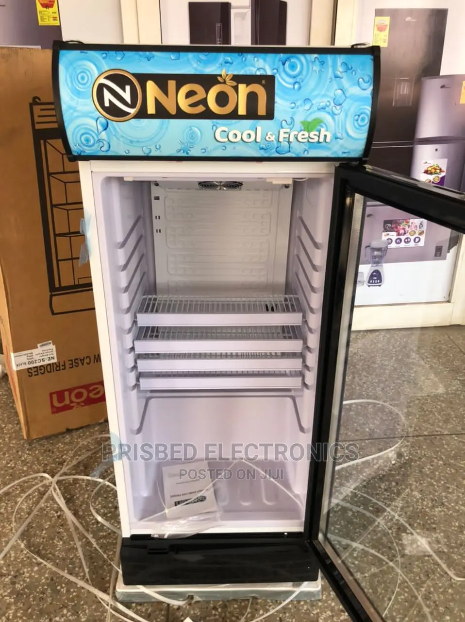 Neon Showcase/ Display Fridge 180 Litres in Accra Metropolitan Store