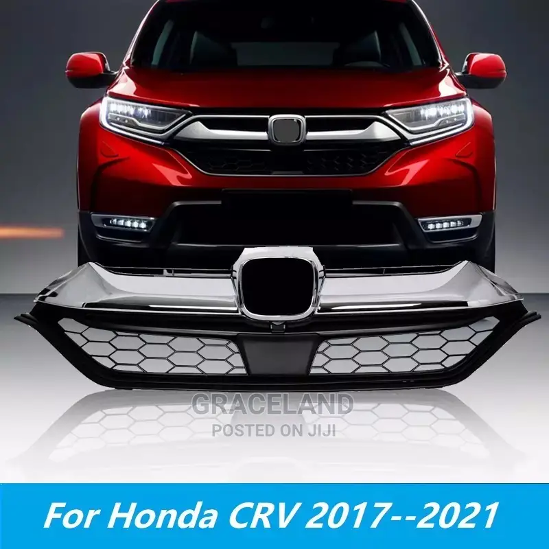Evan-Fischer Driver Side Grille Trim For Honda CR-V 2020-2022 – Painted Black