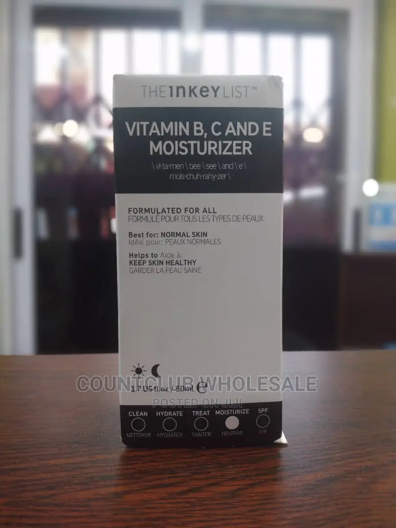 The Inkey List Vitamin B, C and E Moisturizer 50ml in Adabraka