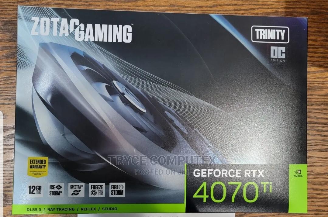 ZOTAC Gaming Geforce RTX 4070 Ti Trinity 12GB Graphic Card in Spintex