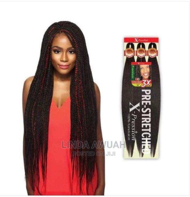 Wholesale and Retail PreStretched Braiding Hair 52" in Dansoman Hair