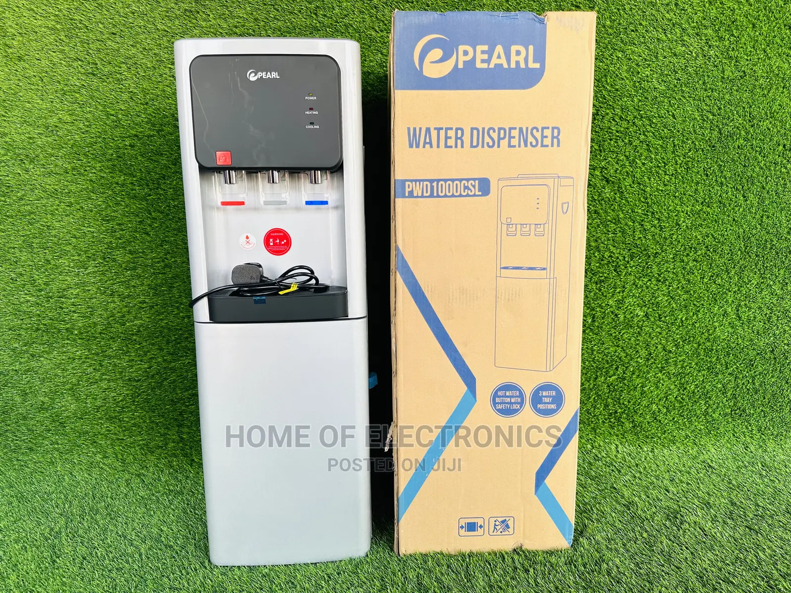 Easy Use Pearl 3 Taps Water Dispenser With Fridge Under in Accra