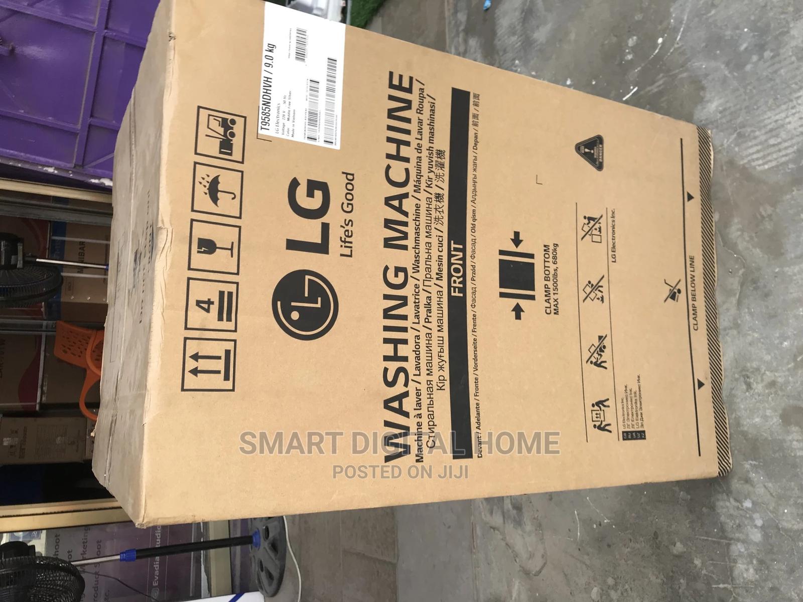 LG Smart Diagnosis F2V5PYP2T Washing Front Load Machinc in Adabraka