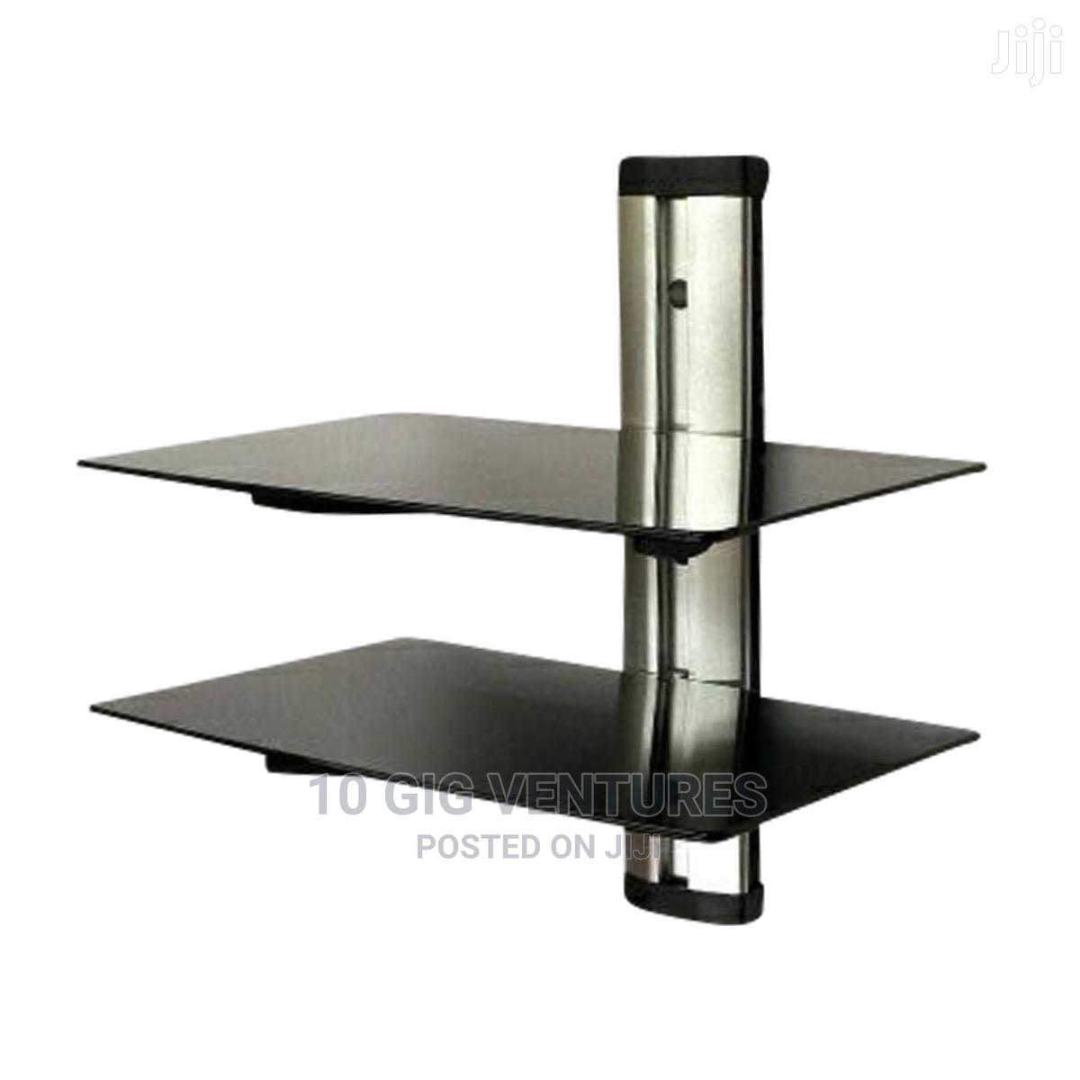 Double Glass DVD/Decoder Stand 2 Shelves in Adabraka Accessories