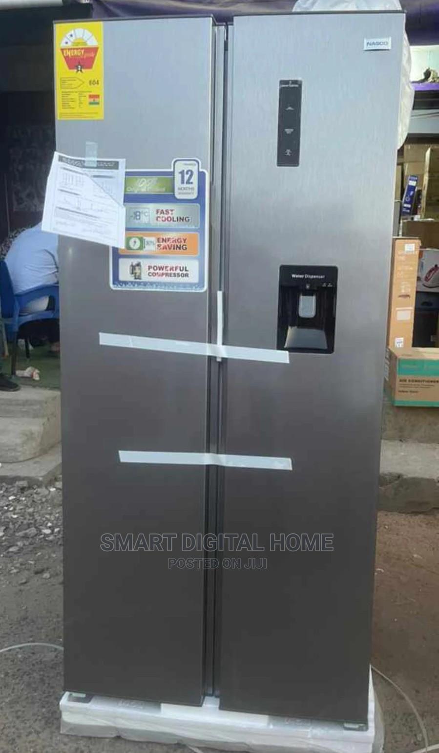 EcoFriendly Nasco Side by Side Nas255 Double Door Fridge in Adabraka