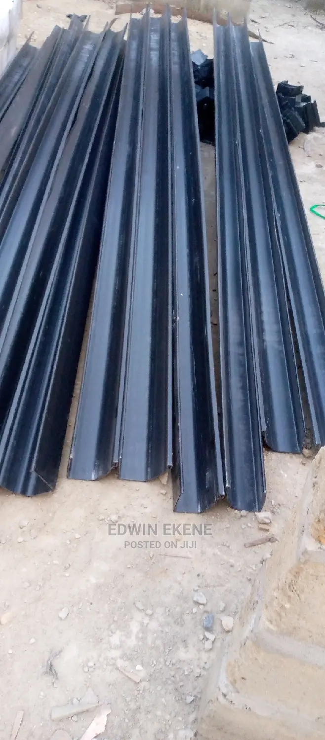 Black Rain Gutters in Lapaz Building Materials, Edwin Ekene