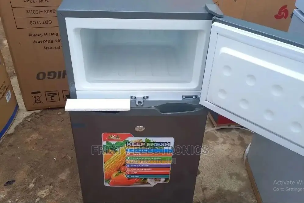 Fast Cooling Chigo Double Door Table Top Fridge With Freezer in Accra