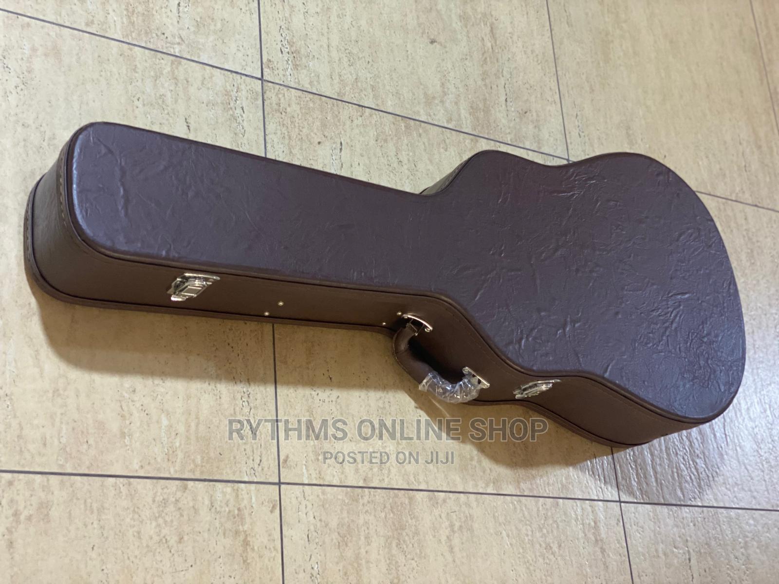 Yamaha Acoustic Guitar With Solid Leathercase in Accra Metropolitan