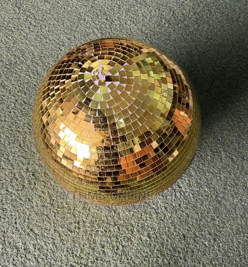 Mirror Ball (Gold 50cm*50cm) in Accra Metropolitan Stage Lighting
