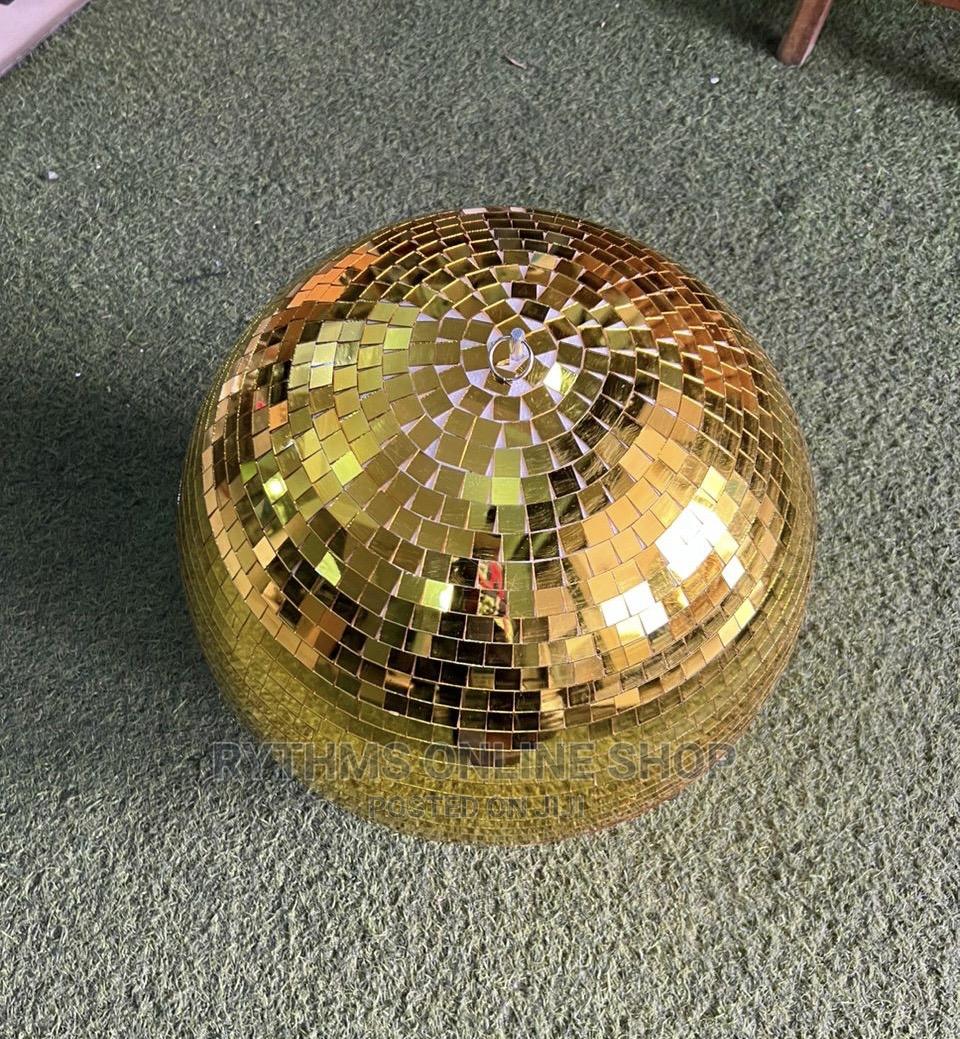 Mirror Ball (Gold 50cm*50cm) in Accra Metropolitan Stage Lighting