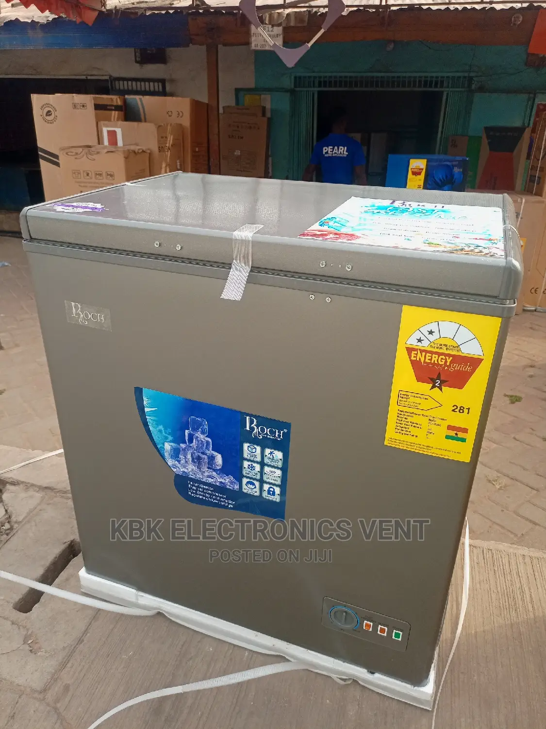 Roch 150ltr Single Door Chest Freezer in Achimota Kitchen Appliances, Kbk Electronics Ventures