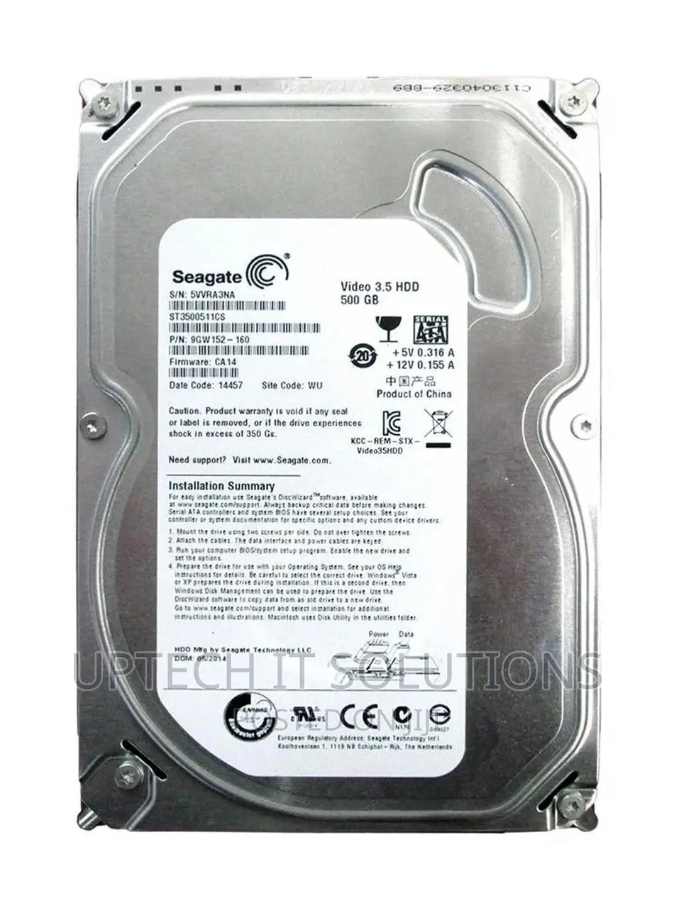 Seagate Sata 500 GB Desktop Internal Hard Disk Drive in Achimota