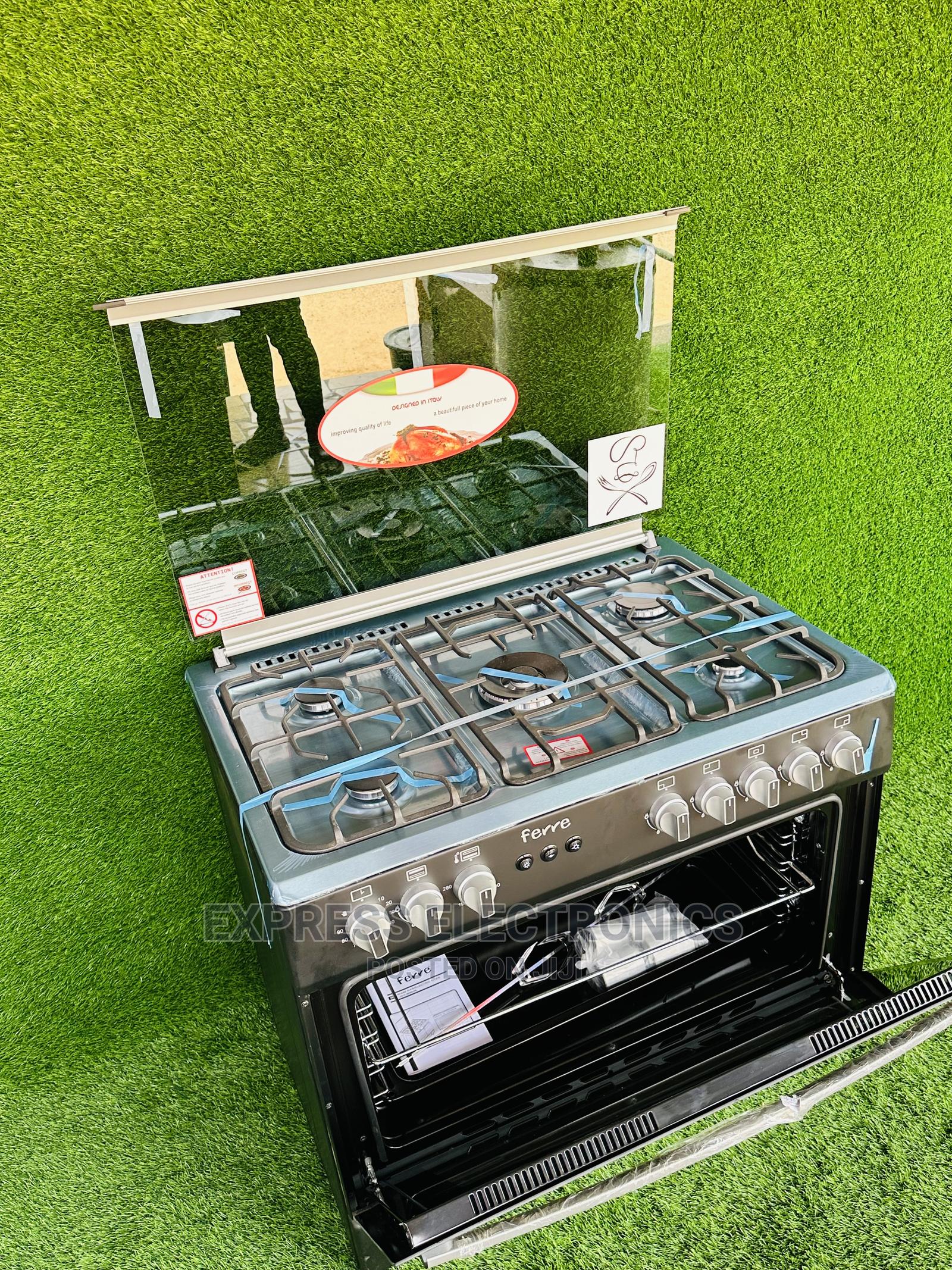 5burner Original Stove Gas Cooker Oven Grill Front Control in Adabraka Kitchen Appliances