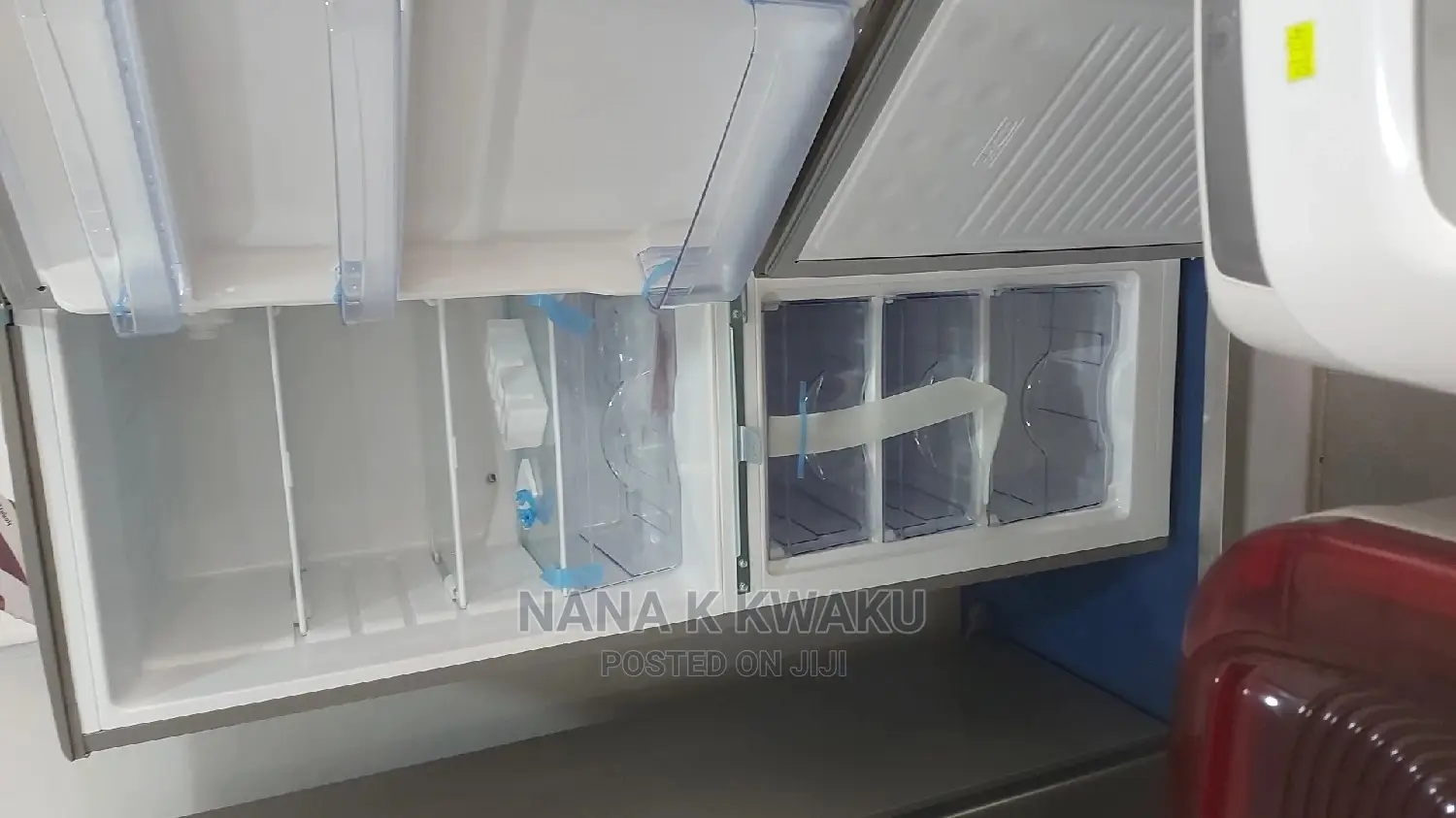 Pearl Pf200 Double Door Fridge With Bottom Freezer in Accra