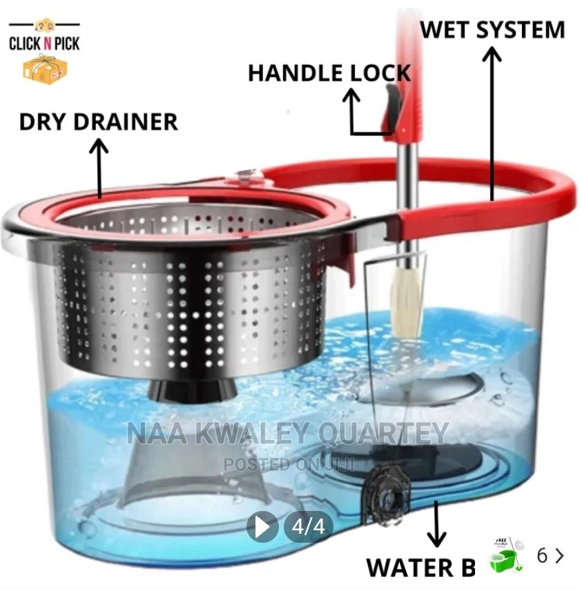 360° Spin Mop and Bucket in Accra Metropolitan Home Accessories, Naa