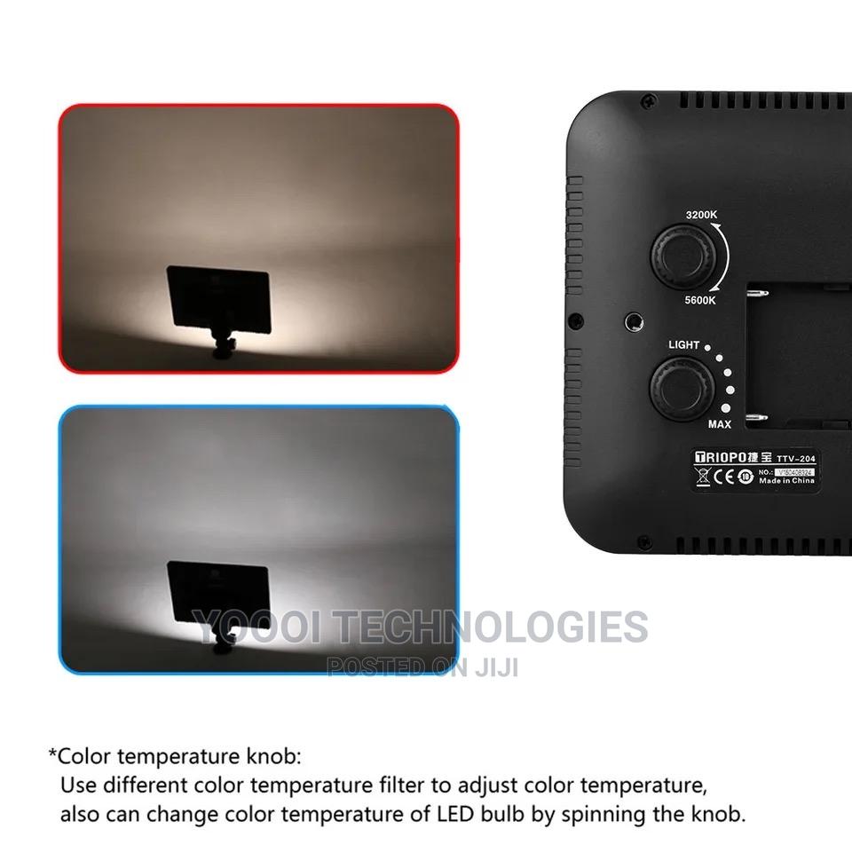 Triopo Bi Color Camera Top Led Light With Battery Charger in Accra