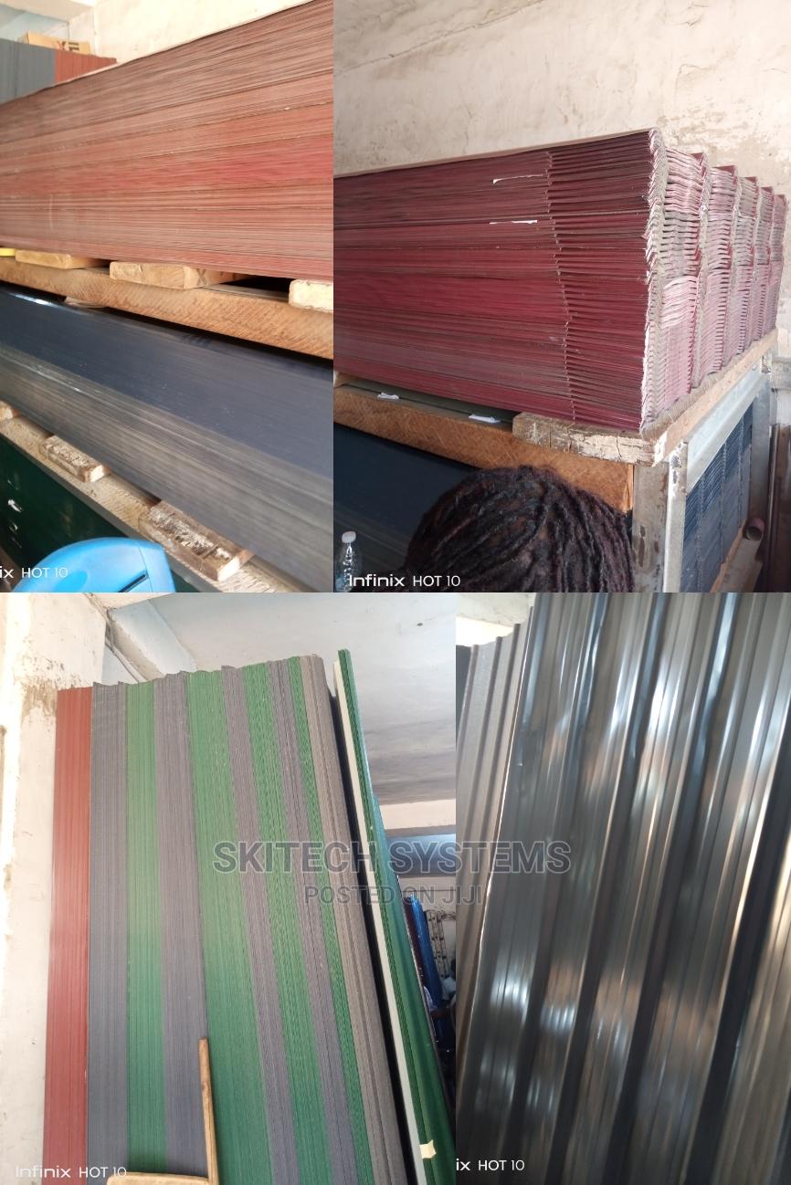 IBR Standard Aluzinc and Aluminum Roofing Sheets in Teshie Building