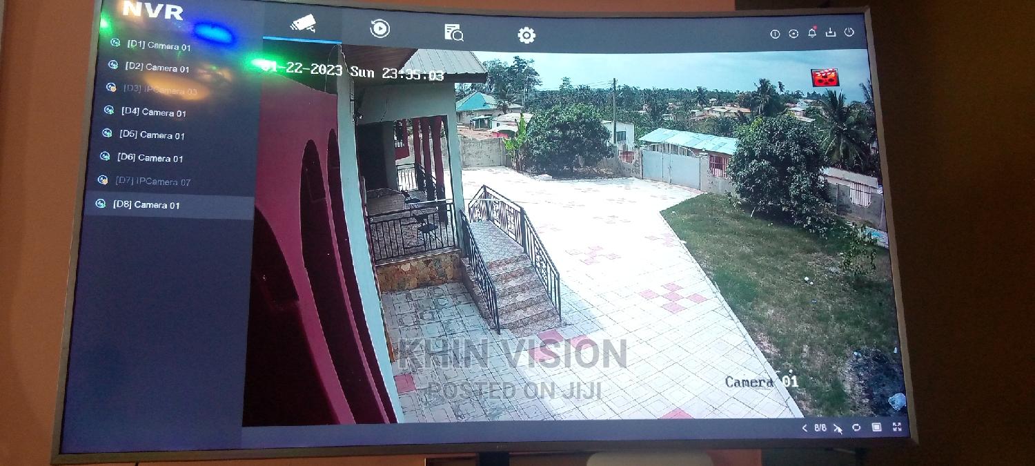 CCTV Camera Installations and Materials at Quality in Madina Building