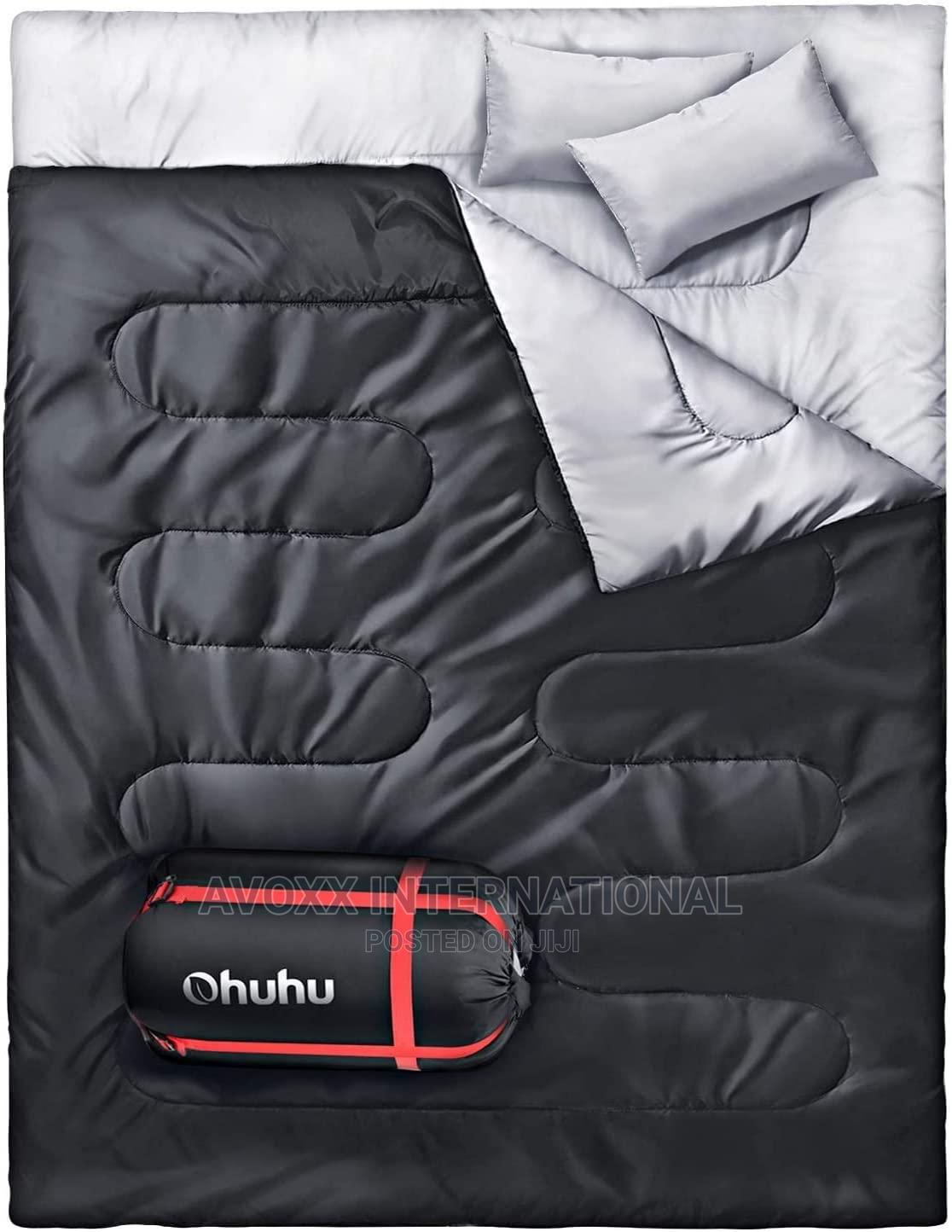 Ohuhu Sleeping Bags for Adults With 2 Pillows 2 Person in Adenta