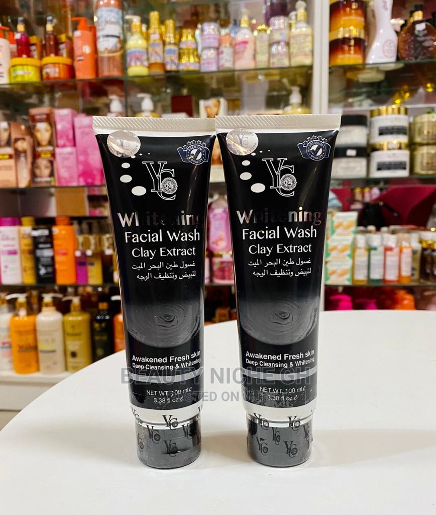 YC Whitening Clay Extract Face Wash in Accra Metropolitan Skincare