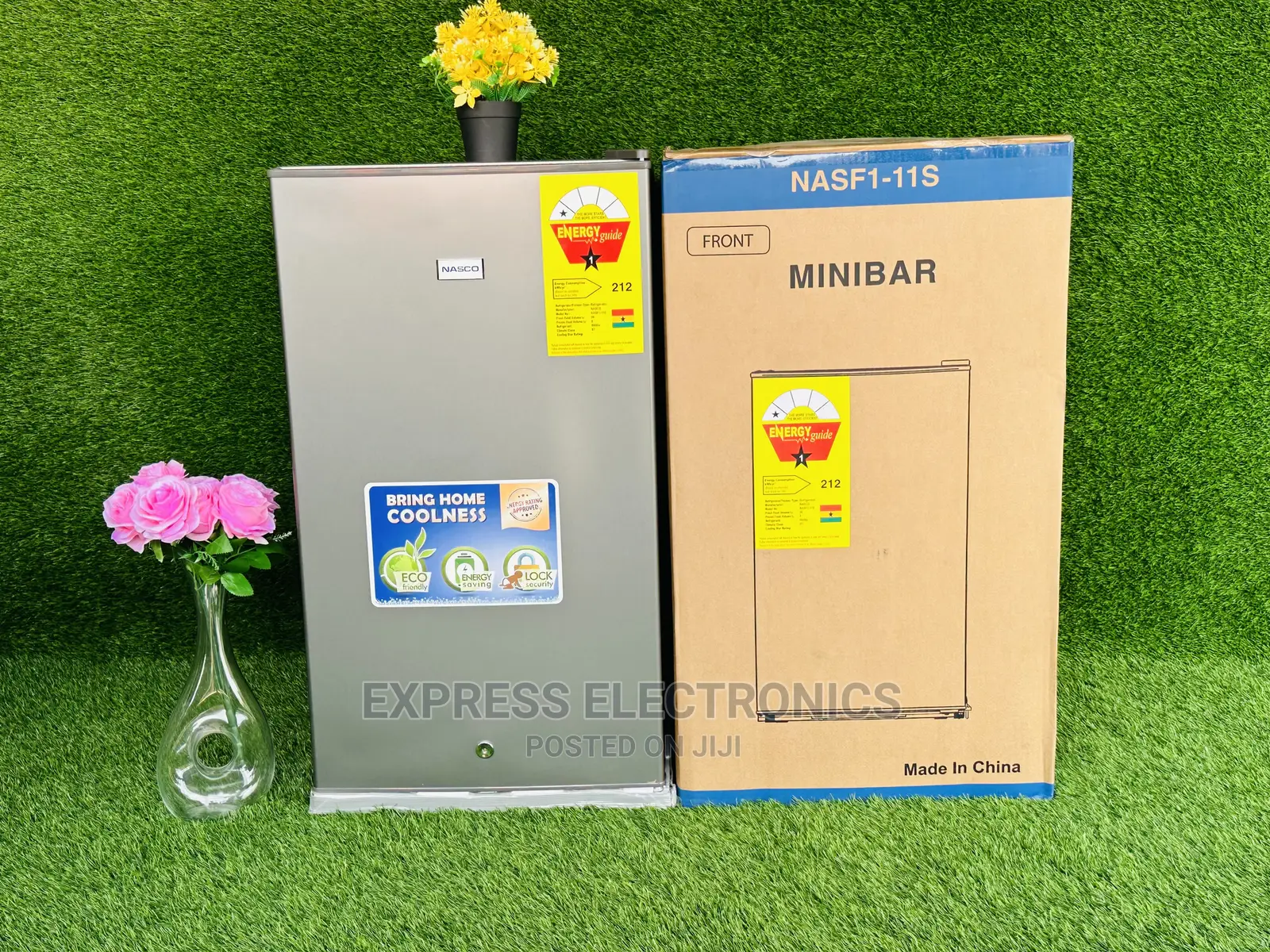 Nasco 80L Tabletop Fridge Grey Perfect Size for in Adabraka