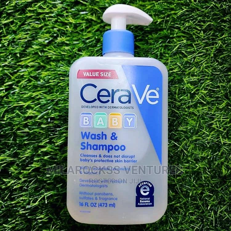 Cerave Baby Moisturizing Set, Lotion and Wash Shampoo. in Darkuman